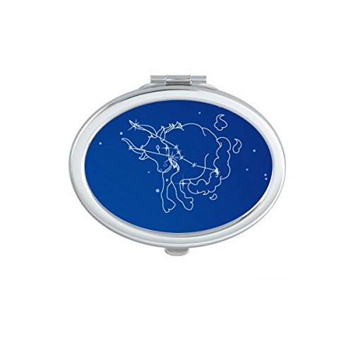 Miroir de poche Taureau compact pour retouches maquillage rapides en voyage - 2