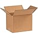 The Packaging Wholesalers 8 x 6 x 6 Inches Shipping Boxes, 25-Count (BS080606)