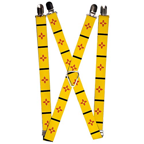 Buckle-Down Men's Suspender-New Mexico, Multicolor, One Size
