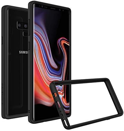 RhinoShield Bumper Case Compatible with [Galaxy Note 9] | CrashGuard - Military Grade Drop Protection Against Full Impact, Slim, Scratch Resistant - Black
