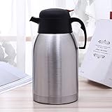 Construido a partir de acero inoxidable de alta calidad de doble pared resistente con una amplia base para la estabilidad, la olla puede aislar una amplia gama de líquidos incluyendo té, café, agua, leche caliente y fría, zumo, chocolate caliente y grava.