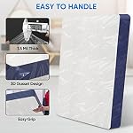 TICONN 2PK Plastic Mattress Bag for Moving Storage, Waterproof Mattress Protector Cover, Heavy-Duty Mattress Moving Supplies (1.5 mil, Queen) - Image 2