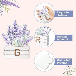 Watinc6pcsspringwoodendecorativesignslavenderthemedtabletopcenterpiecesignspurplelavendersfarmhouserusticpartydecorforspringholidayhome Urban Country Home Decor Watinc 6pcs spring wooden decorative signs lavender themed tabletop centerpiece signs purple lavenders farmhouse rustic party decor for spring holiday home urban country home decor