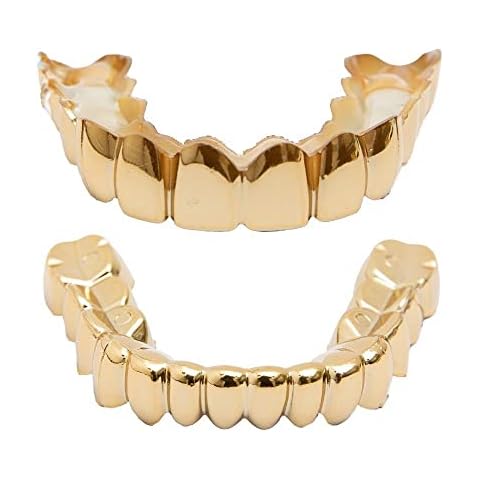 sowsmile Gold Silicone Gel Grillz Cover