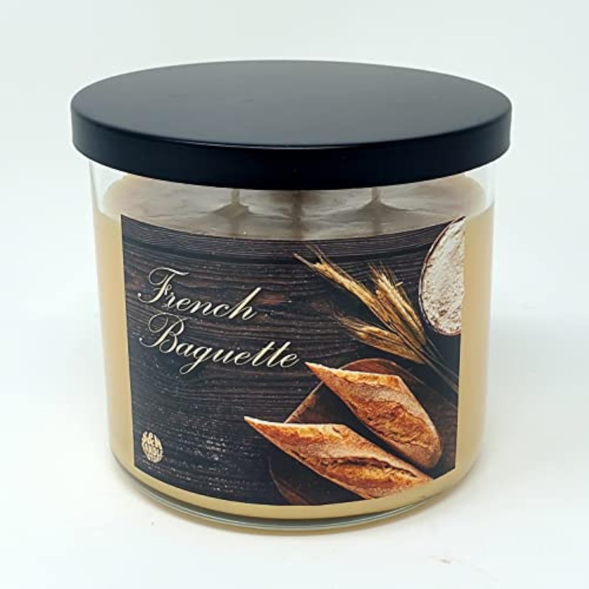 French Baguette Candles, 3-Wick Soy Wax