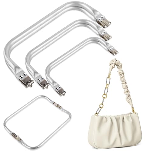 LWMTT 3 Stück Taschenrahmen Verschluesse 16cm 20cm 25cm Taschenbügel Taschen Verschluss für DIY Geldbeutel Handtasche Taschenzubehör