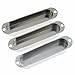 Dopro Chrome Plastic Sealed ST Strat Guitar Pickup Covers 3 Closed Single Coil Pickup Cover for Stratocaster