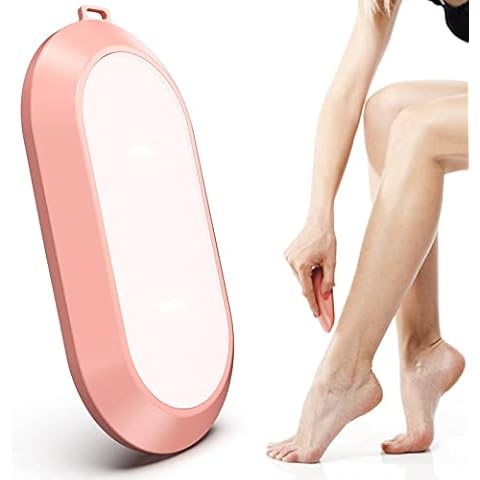 Crystal Hair Removal Stone for Men and Women | Painless Magic Hair Removal Tool | Remove Hair from Back, Arms, and Legs (Pink) Cover