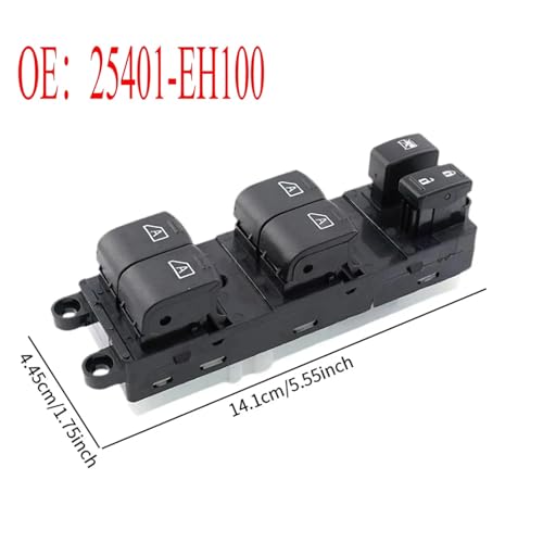 Interrupteur lève-vitre conducteur 25401-EH100 commande électrique pour remplacement pièce - 2
