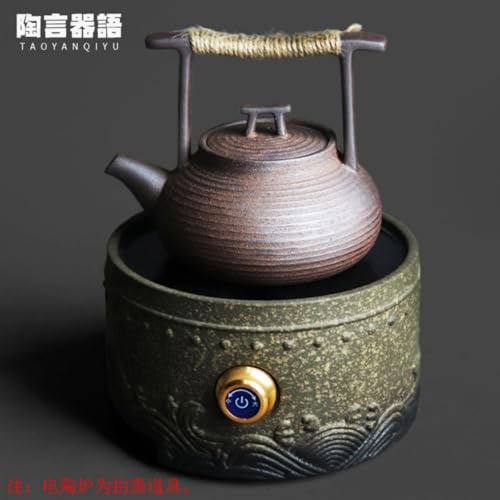Juegos de té de arcilla basta para preparar té en casa 3