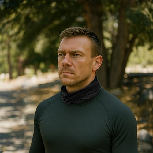 Polaina de pescoço de desempenho para homens e mulheres - Máscara esportiva para todas as estações c