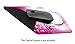 Gaming Mouse Pad - Non-Slip Rubber Base, Smooth Surface for Precise Mouse Control, Ideal for Laptop, Office Use - 9.5 x 7.9 Inch - Pink Heart