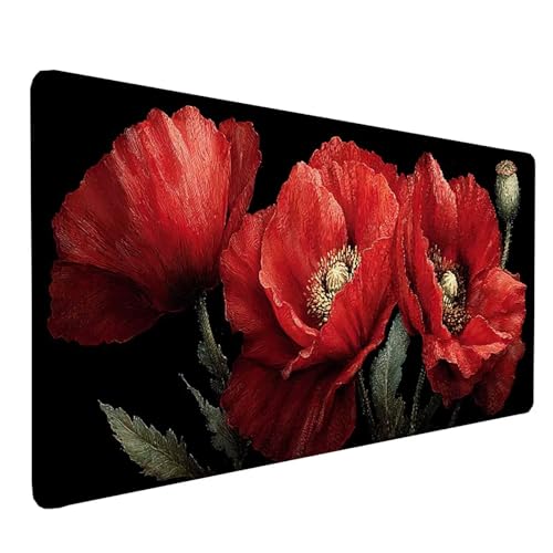 Tapis de souris XXL imperméable et antidérapant avec bords cousus