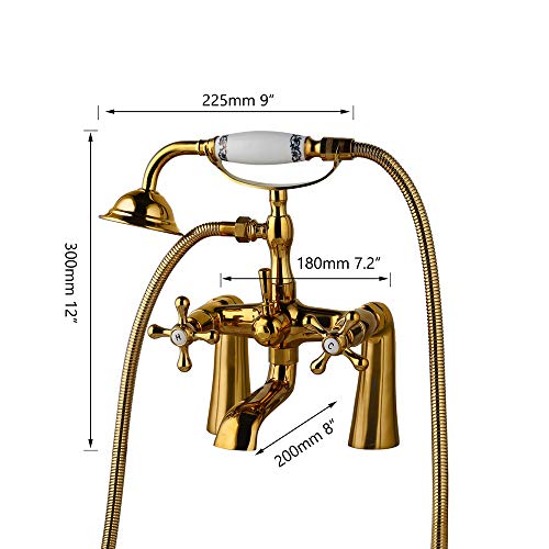 Robinet de baignoire antique pour une salle de bain esprit spa thermal