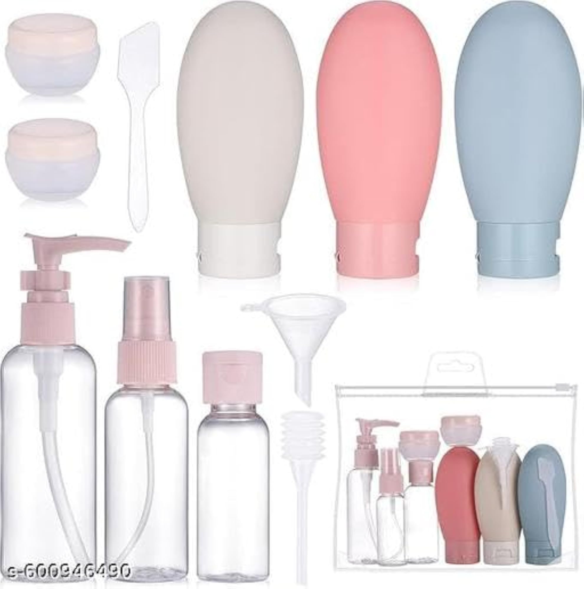 11pcs Travel Bottles for Toiletries Kit, Leakproof