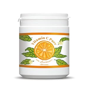 Vitamine C Puur – Vitamine C Poeder – Puur Ascorbinezuur – 500g Hoge Dosis – Met Maatlepel – Veganistisch – Premium…