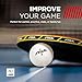 STIGA Ping Pong Balls – 6pk White 1-Star Table Tennis Balls, Official Size 40mm ABS Balls, Ultimate Durability for Indoor/Outdoor Ping Pong Tables