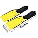Snorkeling Fins Swim Fins Traveling Comfortable Full Feet Pocket Diving Fins Flippers for Juniors Beginners Diving Equipment, S