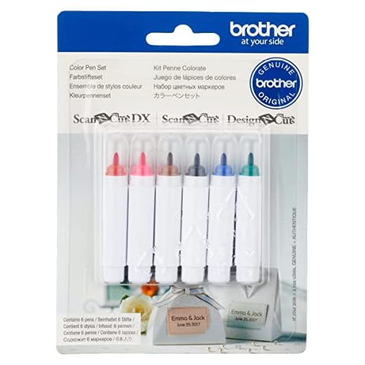 Brother CAPEN1 Scan-N-Cut - Kit de rotuladores, Color Blanco