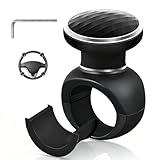 Lenkradknauf mit Schraubenschlüssel, Lenkradknauf Traktor Universal 360°Drehbarer Lenkknauf Einfache Montage dür Auto Motorrad Traktoren Rasenmäher und Gabelstapler