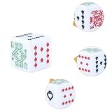 Ausi, 20 dés de poker en acrylique, 16 mm multicolore photo 5
