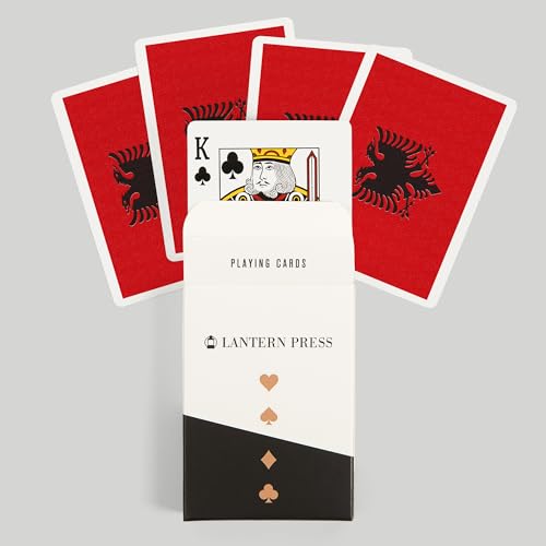 Baraja de Póker Albania Country Flag 52 Cartas miniatura 6