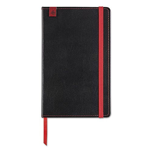 Southworth Business Journal, 5.125” x 8.25”, Black Bonded Leather, Elastic Closure, 240 Pages (98886), Model: 98886-01