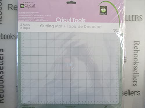 Cricut 29-0386 12-by-12-Inch Tacky Cutting Mats with Measurement Grids, Set of 2