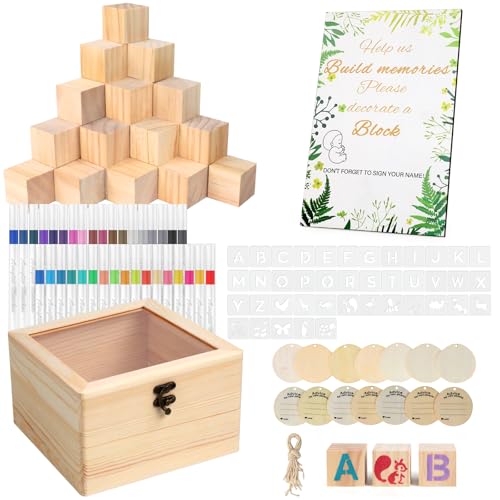 144 Pcs Baby Shower Games Sign Kit, Including 50 DIY