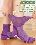 ZFSOCK Damskie antypoślizgowe skarpety cukrzycowe: Bardzo duże skarpetki bambusowe bezszwowe bezszwowe męskie nieuciskające opuchnięte stopy, Kolor: różne, 39-42 EU