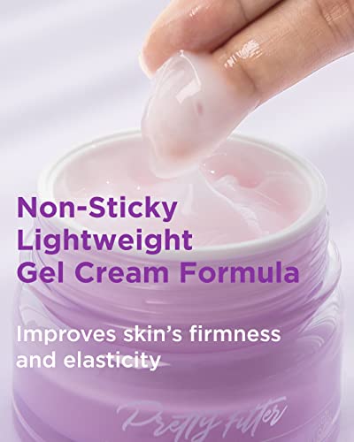Touch In Sol Hydrating Face Moisturizer Gel Cream 1.76 Oz. – Plumped Up Lightweight Day And Night Cream With Hyaluronic Acid And Collagen - Pretty Filter Waterful Glow Cream #TOP3
