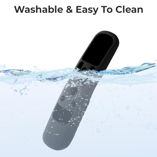 Image of TECHONTO Silicone LG Remote Control Cover- Protective Case with Non-Slip Grip, Shockproof & Dustproof Sleeve- Compatible with MR21GA(2021), MR22GA(2022), MR23GA(2023) [Remote NOT Included]- Black