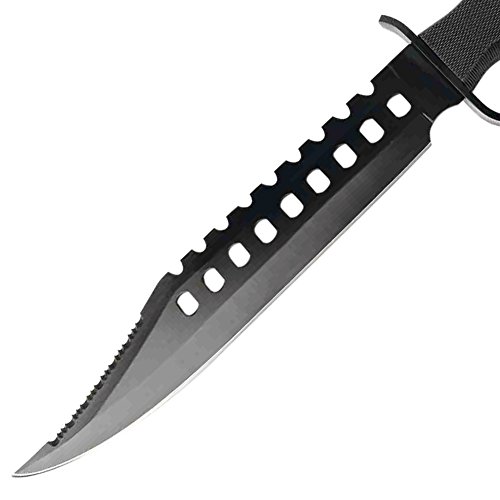 Armory Replicas Night Stalkers Marine Force Recon Hunting Outdoor Survivors Sawback Knife 17 Inches Black #TOP2