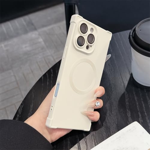 Coques de téléphone de luxe mates iPhone protection intégrale magnétique induction