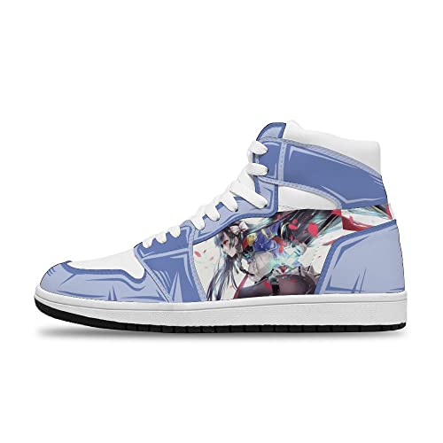 Chaussures de basket-ball avec empeigne respirante et lacets ajustables Falling Flower