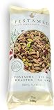 PISTAMED - Pistachos Pelados Sin Sal Tostados Artesanalmente - Alto Contenido en Fibra - Apto Veganos y Sin Gluten - Pack 10 x 100 g Formato Individual - Origen España - Snack Natural para Compartir