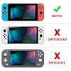 PlayVital ZealProtect Soft Protective Case for Nintendo Switch, Flexible Joycon Cover Slim Cover for Nintendo Switch with Screen Protector & Thumb Grip Caps & ABXY Direction Button Caps - Matcha Green