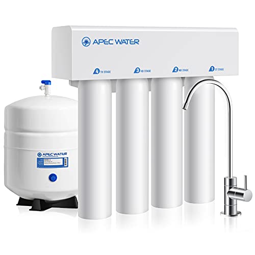 APEC Water Systems RO-Twist Supreme 75 GPD Quick Change Twist Filter Reverse Osmosis Drinking Water Filtration System