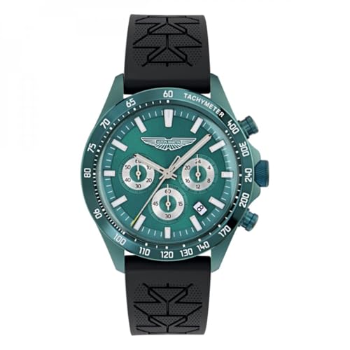 Montre Aston Martin SPT Icon MTIS2S605 en silicone noir pour homme