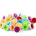 VCOSTORE Learning Resources12 Piezas Rompecabezas de Huevos Color y Forma Juguetes Educativos, Montessori Rompecabezas de Juguete Desarrollar Las Habilidades Motoras y Percepción de Niños