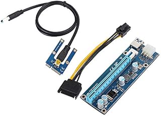 Kafuty MINI PCI-E to 16X 0.6M Extender Riser Adapter With SATA Power Cord