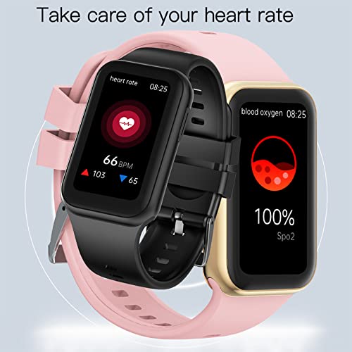 Smartwatch Slimme horloge Fitnes stracker Hartritme monitor Slaap SpO2-tracker, Stappenteller horloge waterdichte calorieteller, Stappentracker Sportwatch voor dames, heren en cadeau - Afbeelding 4