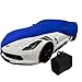 2014-Current C7 Corvette Indoor Ultraguard Stretch Satin Car Cover (Blue)