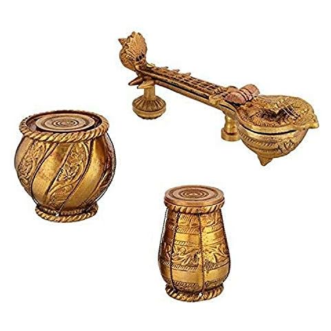 Aakrati VZX221 Sitar and Tabla Dugi Set Statue Cover
