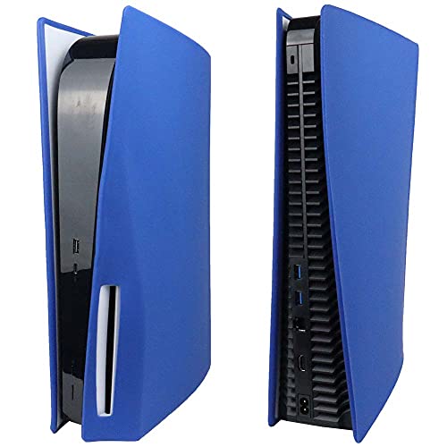 Aosai Ps5 Silicone Skin Cover, Dustproof Anti-Scratch Anti-Fall Protector Case For Sony Playstation 5 Disk Version/Digital Edition Console (Disk Version, Blue - Disk Version) #TOP6