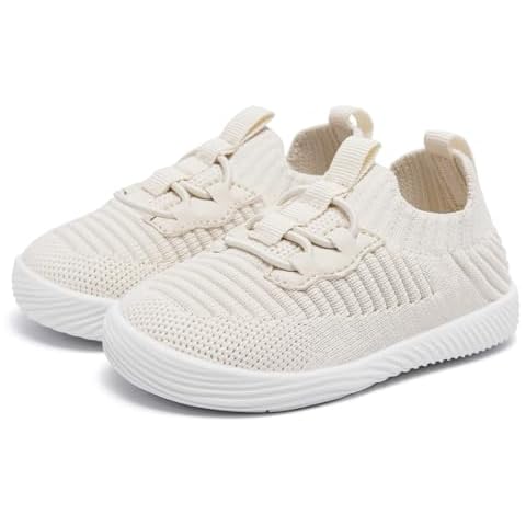 MORENDL Toddler Shoes Baby Walking Sock Shoes Non-Slip Breathable Boys & Girls Sneakers Infant Tennis Shoes Cover