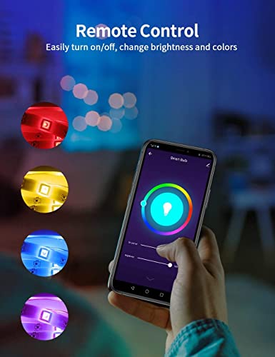 Smart Led Strip Lights For Bedroom, 32.8Ft Led Led Lights With App Control, Music Sync Rgb Lights For Party, Compatible With Alexa, Google Assistant #TOP26