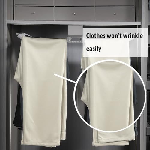 Tringle à vêtements rétractable pour penderie étroite afin de gagner de la place