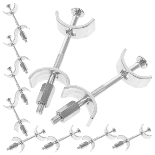FUNOMOCYA Conector De Unión Para Muebles De Encimeras 10 Piezas Perno De Rosca De 100 Mm Accesorio De Cocina De Acero Galvanizado