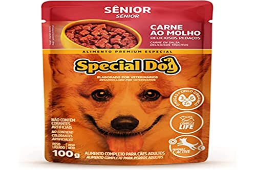 Ração Úmida Special Dog Ultralife para Cães Sênior Sabor Carne ao Molho 100g